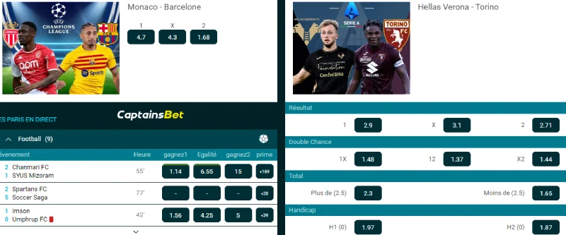 Сaptainsbet bookmaker in Nigeria