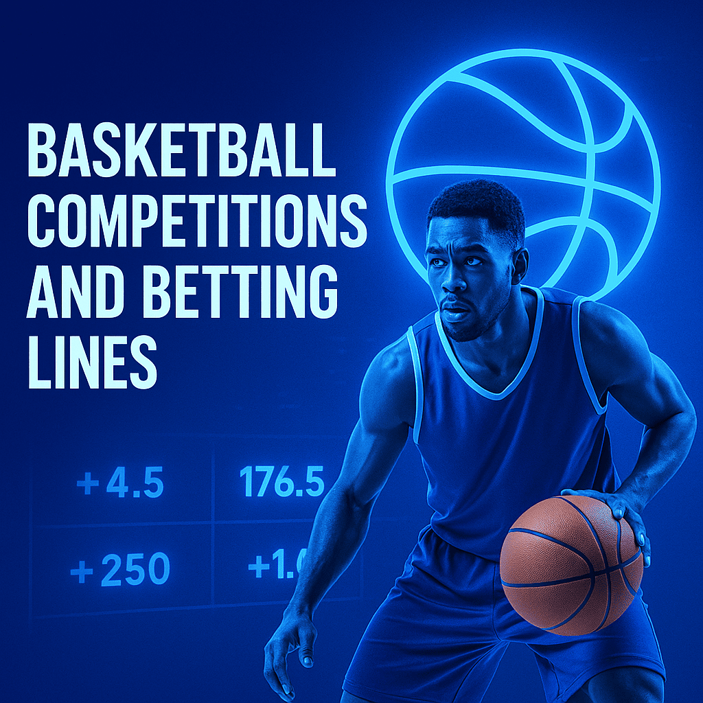 Basketball betting with competitions and lines.